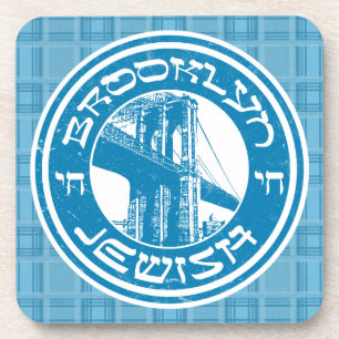 Brooklyn New York Jewish Onderzetter Set