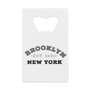 Brooklyn New York Kredietkaart Flessenopener