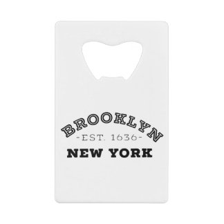 Brooklyn New York Kredietkaart Flessenopener