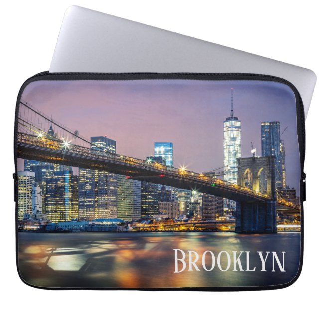 Brooklyn New York Laptop Sleeve (Voorkant)
