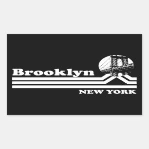  Brooklyn New York Rechthoekige Sticker