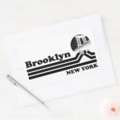  Brooklyn New York Rechthoekige Sticker (Envelop)