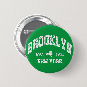 Brooklyn, New York Ronde Button 5,7 Cm