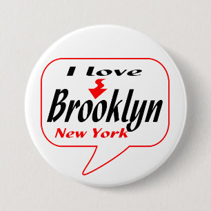 Brooklyn New York Ronde Button 7,6 Cm