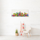Brooklyn New York Skyline Spandoek (Insitu)