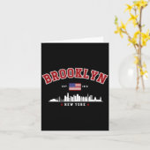 Brooklyn Ney York Est 1816  Kaart (Gele Bloem)