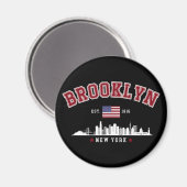 Brooklyn Ney York Est 1816 Magneet (Voorkant / Achterkant)