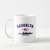 Brooklyn Ney York Vintage Koffiemok (Links)