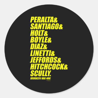 Brooklyn Nine-Nine Ampersand Ronde Sticker