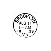 Brooklyn, NY 1899 Postal Cancellation Rubber Stamp Rubberstempel (Afrduk)