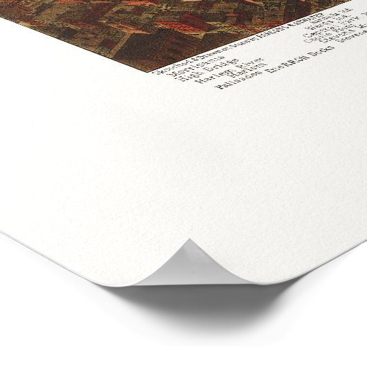 Brooklyn, NY Panoramic Map - 1877 Poster (Hoek)