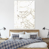 Brooklyn NY Transit System Map (1912) Canvas Afdruk (Insitu (Slaapkamer))