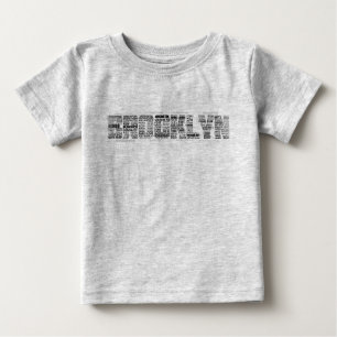 Brooklyn NY Typography T-shirt, BK, New York