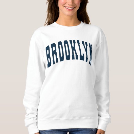 Brooklyn NYC  College Style Sweatshirt (Voorkant)