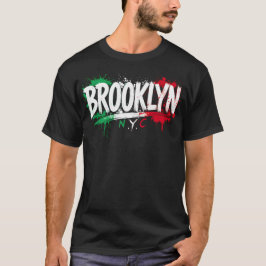 Brooklyn NYC Italiaans basic T-shirt