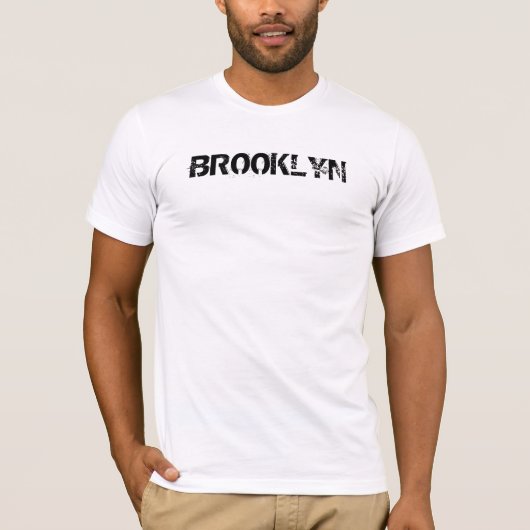 Brooklyn Nyc New York City Bella Canvas Basic T-shirt (Voorkant)