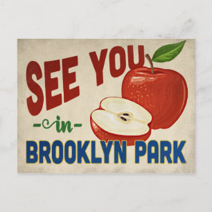 Brooklyn Park Minnesota Apple - Vintage Travel Briefkaart