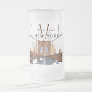 Brooklyn Pont Verre Froid Beer Mug