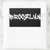 BROOKLYN RECHTHOEKIGE STICKER (Tas)