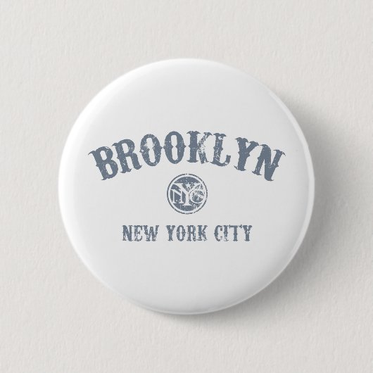 *Brooklyn Ronde Button 5,7 Cm (Voorkant)