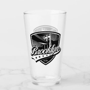 Brooklyn Schild met Swoosh-ontwerp Glas