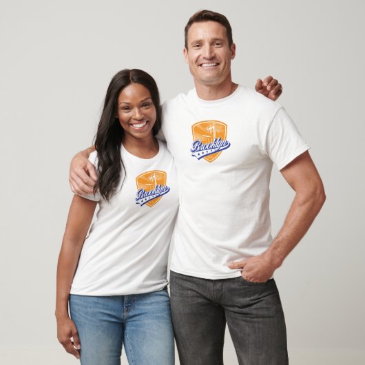Brooklyn Shield met Swoosh Design T-shirt (Unisex)
