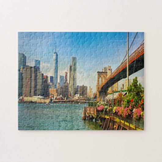 Brooklyn Silhouet. Legpuzzel (Horizontaal)