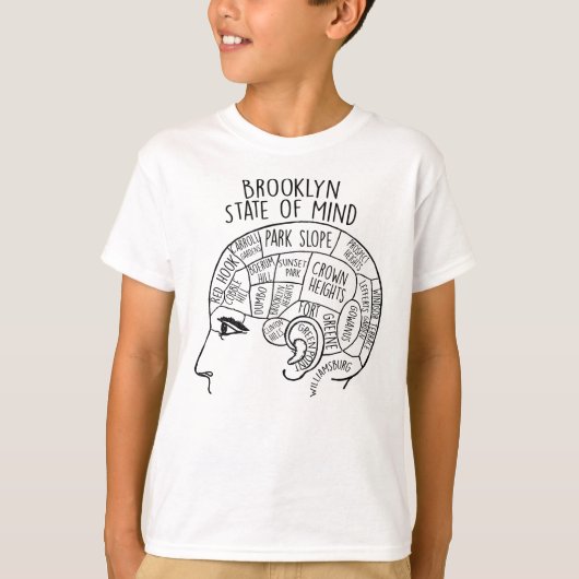 Brooklyn State of Mind T-shirt (Voorkant)