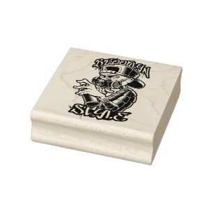 Brooklyn Style Graffiti  Rubberstempel