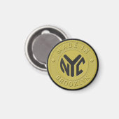 Brooklyn Subway Token Magneet (Voorkant / Achterkant)