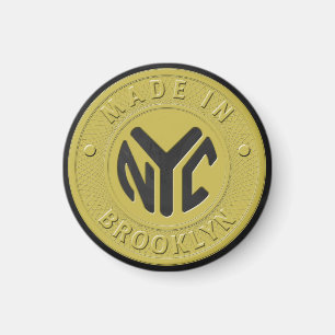 Brooklyn Subway Token Magneet