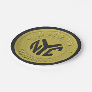 Brooklyn Subway Token Papieren Bordje