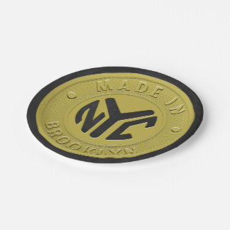 Brooklyn Subway Token Papieren Bordje