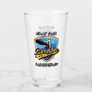 Brooklyn Swoosh Logo Ontwerp Glas