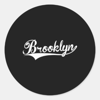 Brooklyn Swoosh S Ronde Sticker
