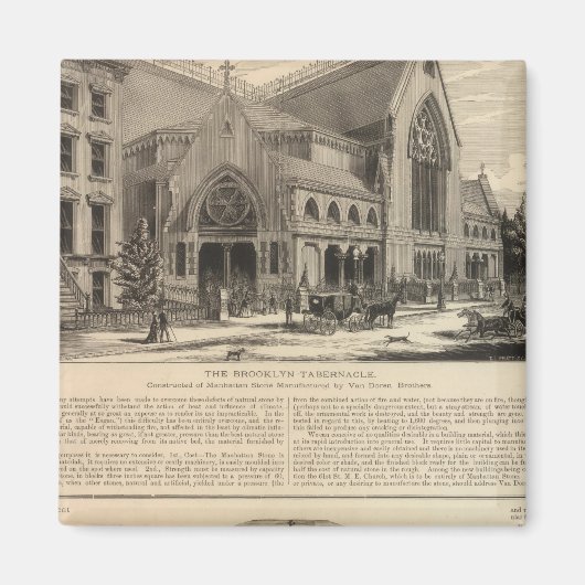 Brooklyn Tabernacle Great Organ Built Magneet (Voorkant)