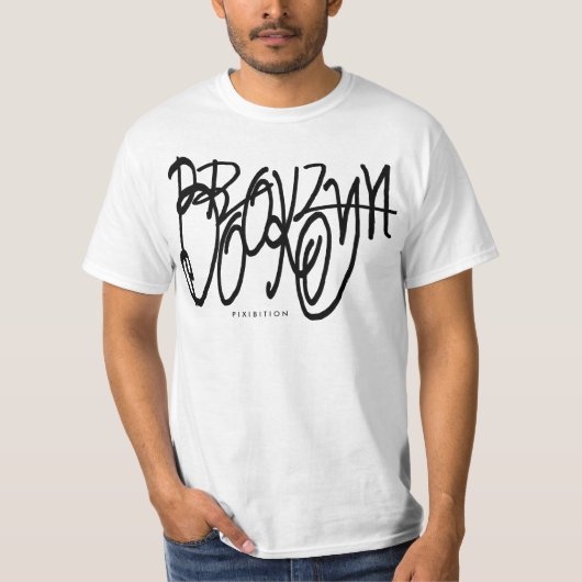 Brooklyn Wit T-shirt 2 (Voorkant)