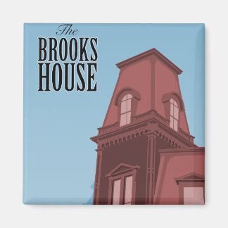 Brooks House Magnet Magneet