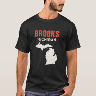 Brooks Michigan Verenigde Staten Reizen Michigan T-shirt