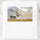 Brooks Range Cariou Rechthoekige Sticker (Tas)