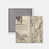 Brookside Dairy Boerderij Magneet (Voorkant / Achterkant)