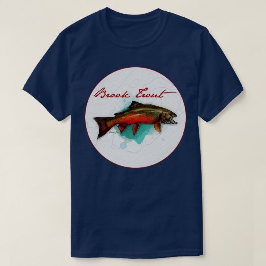BrookTrout T-shirt (Design voorkant)