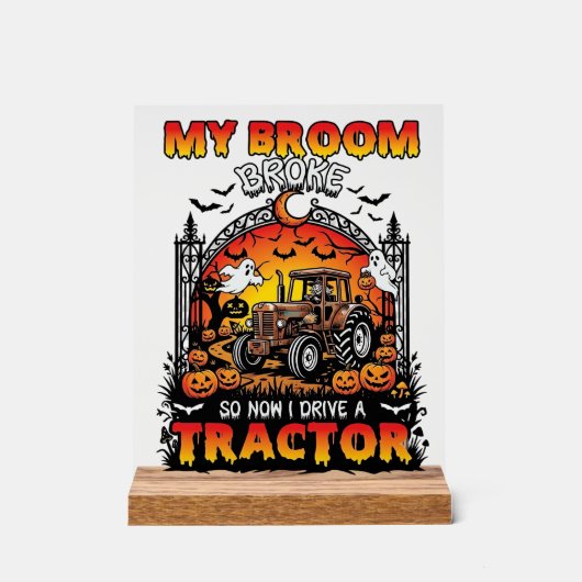 Broom Broke Tractor Halloween Witch Ghosts_1 (Recto)