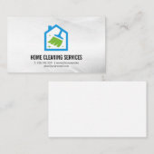 Broom House Logo | Reiniging Visitekaartje (Voorkant / Achterkant)