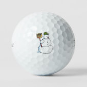 Broom Snowman 2023 Titleist Pro V1 balles de golf  (Recto)