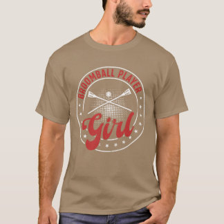 Broomball Sport Broomball Player Girl Broomball vi T-shirt