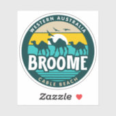 Broome, Western Australië Sticker (Vel)