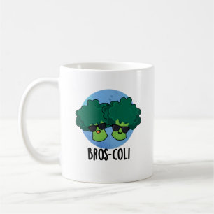 Bros-coli Funny Veggie Broccoli Pun Koffiemok