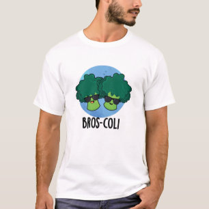 Bros-coli Funny Veggie Broccoli Pun T-shirt