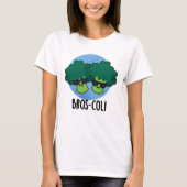 Bros-coli Funny Veggie Broccoli Pun T-shirt (Voorkant)
